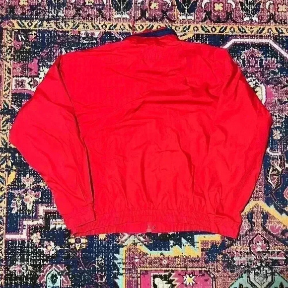 Vintage Hartwell Jacket Mens XL Windbreaker Snap Closure "Budweiser Racing" - Picture 2 of 2